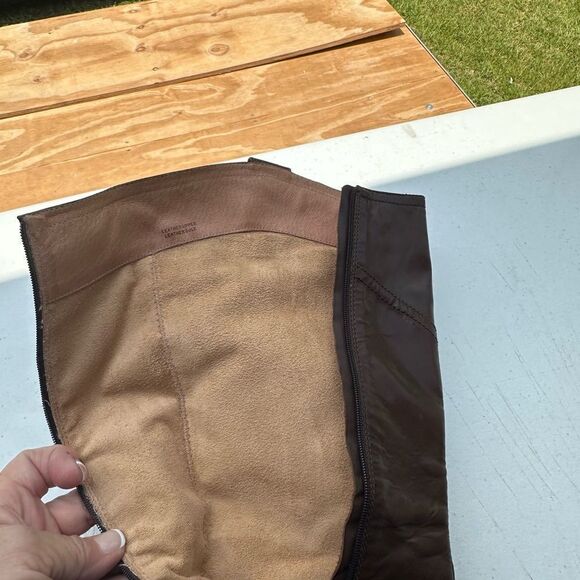 Corsa Como Elegant Brown Leather Riding Boots - Picture 9 of 9